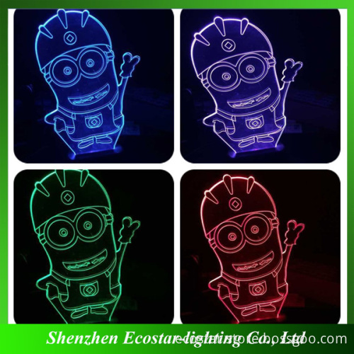 Cheap 3D Light Wholesale Multi-color 3D LED Night Light